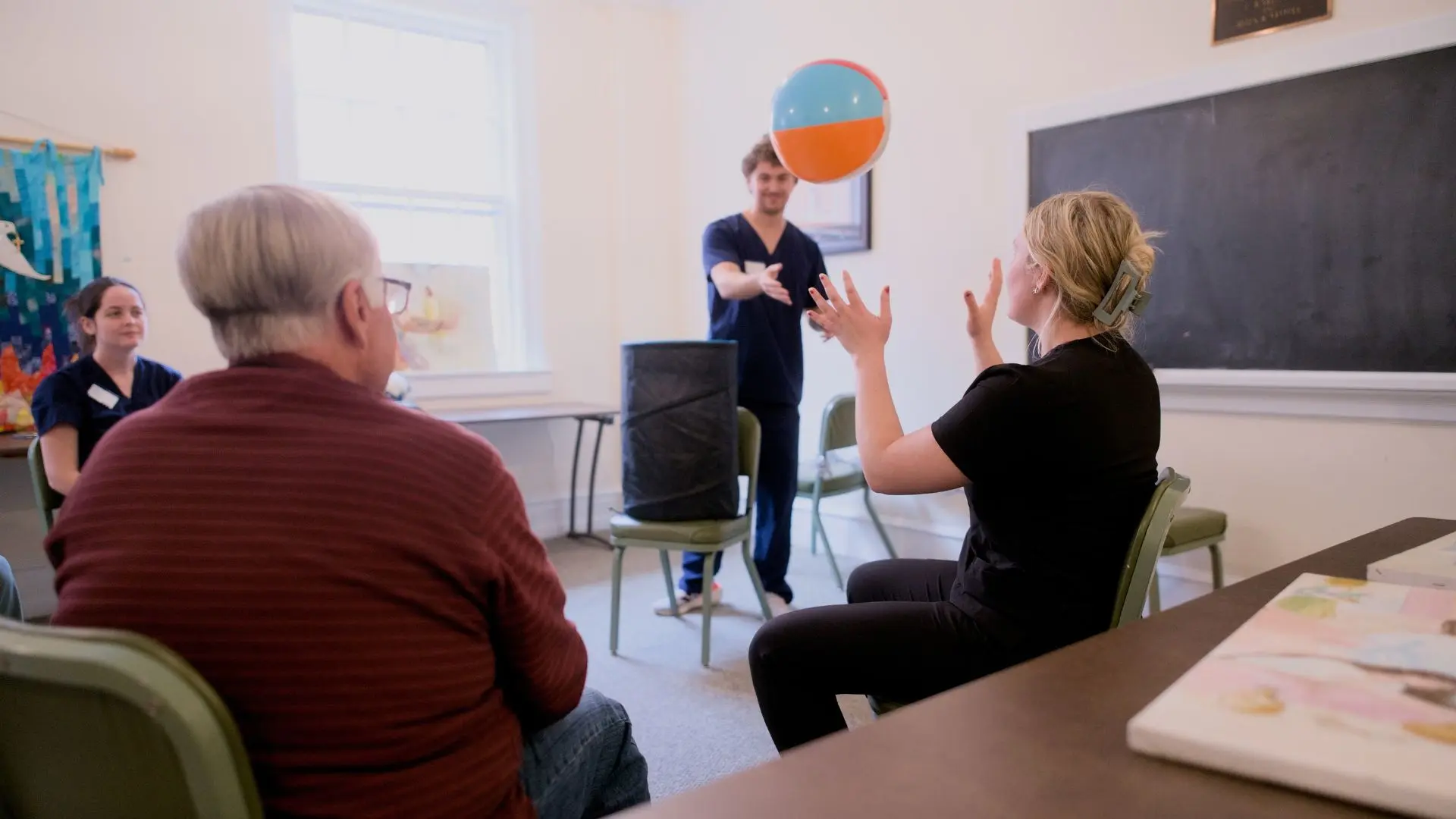 photo of participants completing activities at the Magnolia Center for Brain Health